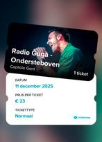 1x Radio Guga Ondersteboven
11 december 2025, Tickets en Kaartjes, Concerten | Pop, Eén persoon, December