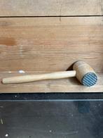 Houten vleeshamer, Ophalen of Verzenden, Zo goed als nieuw, Hout, Los bestek