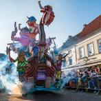 Carnavalswagen thema Vikingen, Ophalen