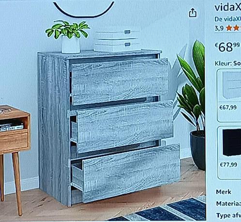 commode neuve, Huis en Inrichting, Kasten | Ladekasten, Nieuw, Minder dan 100 cm, 50 tot 100 cm, 25 tot 50 cm, Overige houtsoorten