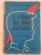 Livre ancien de 1954 : "À l'école des bons auteurs II", Enlèvement