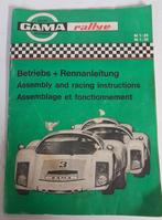 GAMA boekje montage circuit racing vintage slotcar, Ophalen of Verzenden, Gebruikt, Auto, Overige merken