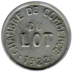10 centimes - Chambre de commerce - Lot  10 centimes - 1922, Munten, Verzenden