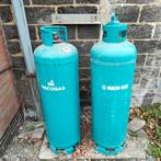 2 gasflessen maco 46.5 kg, Caravans en Kamperen, Kampeeraccessoires, Ophalen