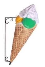 Crème glacée molle ou crème glacée 140 cm - cornet de crème, Collections, Marques & Objets publicitaires, Enlèvement, Neuf