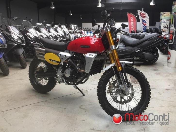 Fantic Motor - Caballero Scrambler 125 euro 5+, Motoren, Motoren Inkoop, Ophalen