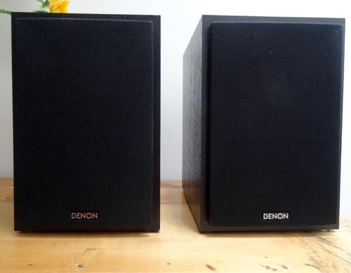 Denon SC F109 Haut-parleurs noirs (la paire), Audio, Tv en Foto, Luidsprekerboxen, Zo goed als nieuw, Front, Rear of Stereo speakers