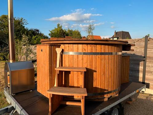 Hottub van “Tobbe & Ton” (2 jaar garantie), Tuin en Terras, Tuinhuizen, Zo goed als nieuw, Ophalen of Verzenden