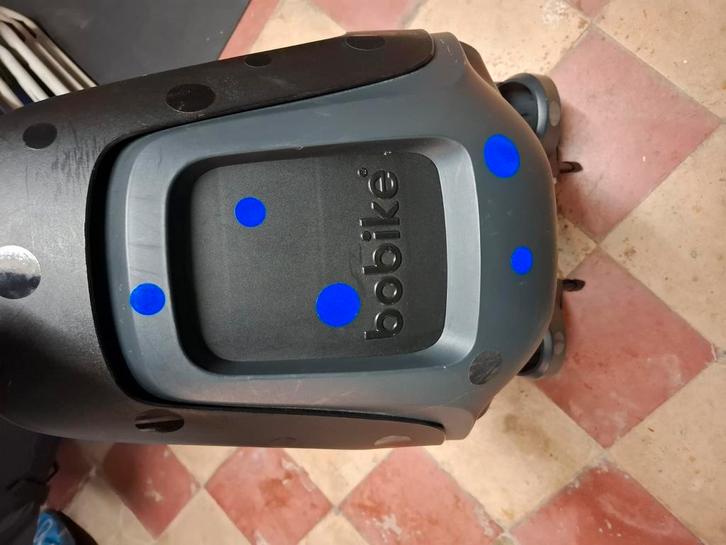 Bobike one mini zwart, Fietsen en Brommers, Fietsaccessoires | Aanhangwagens en Karren, Zo goed als nieuw, Ophalen of Verzenden