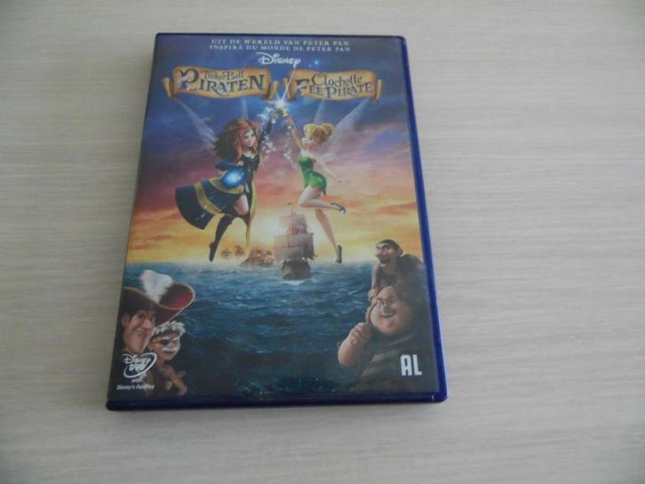 DISNEY TINKER BELL EN PIRATENFEE, Cd's en Dvd's, Dvd's | Tekenfilms en Animatie, Zo goed als nieuw, Amerikaans, Tekenfilm, Alle leeftijden