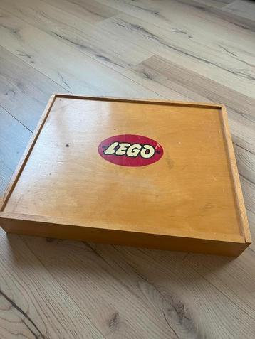 Lego vintage opberg doos met inhoud 