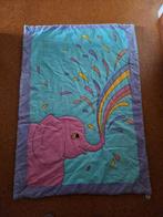 Donsdeken voor kinderbedje, Ophalen