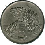 Nouvelle-Zélande 5 cents, 1970, Timbres & Monnaies, Monnaies | Océanie, Enlèvement ou Envoi, Monnaie en vrac