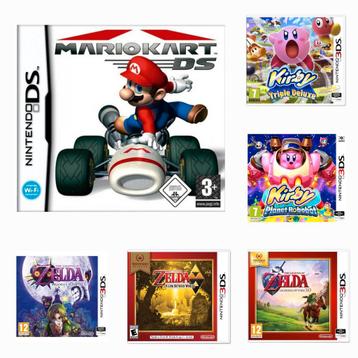 Opzoek! Nintendo ds/3ds games  beschikbaar voor biedingen