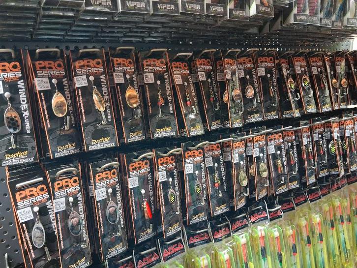 Partij Rapture Windex Spinners...115 stuks (diverse gew.), Watersport en Boten, Hengelsport | Roofvissen, Nieuw, Overige typen