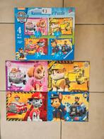 4 puzzels Paw Patrol, 12-16-20-24 stukjes, zeer goede staat, Kinderen en Baby's, Speelgoed | Kinderpuzzels, Ophalen, Gebruikt