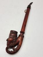 Antieke houten pijp, Antiek en Kunst, Ophalen of Verzenden