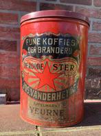 « De Roode ster » koffieblik - Veurne, Verzamelen, Ophalen of Verzenden, Zo goed als nieuw
