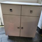 Wit kastje 2 deuren en 2 schuiven, Huis en Inrichting, Ophalen