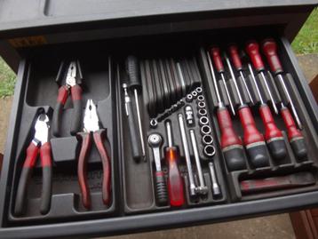Servante avec outils facom, Enlèvement, Remplie, Utilisé
