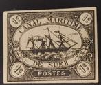 Suez kanaal 1868 - stoomschip **, Egypte, Ophalen of Verzenden, Postfris