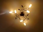 Plafondlamp, Huis en Inrichting, Lampen | Plafondlampen, Ophalen, Zo goed als nieuw, Glas