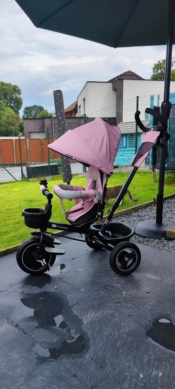 Roze driewieler kinderkraft 3in1 beschikbaar voor biedingen
