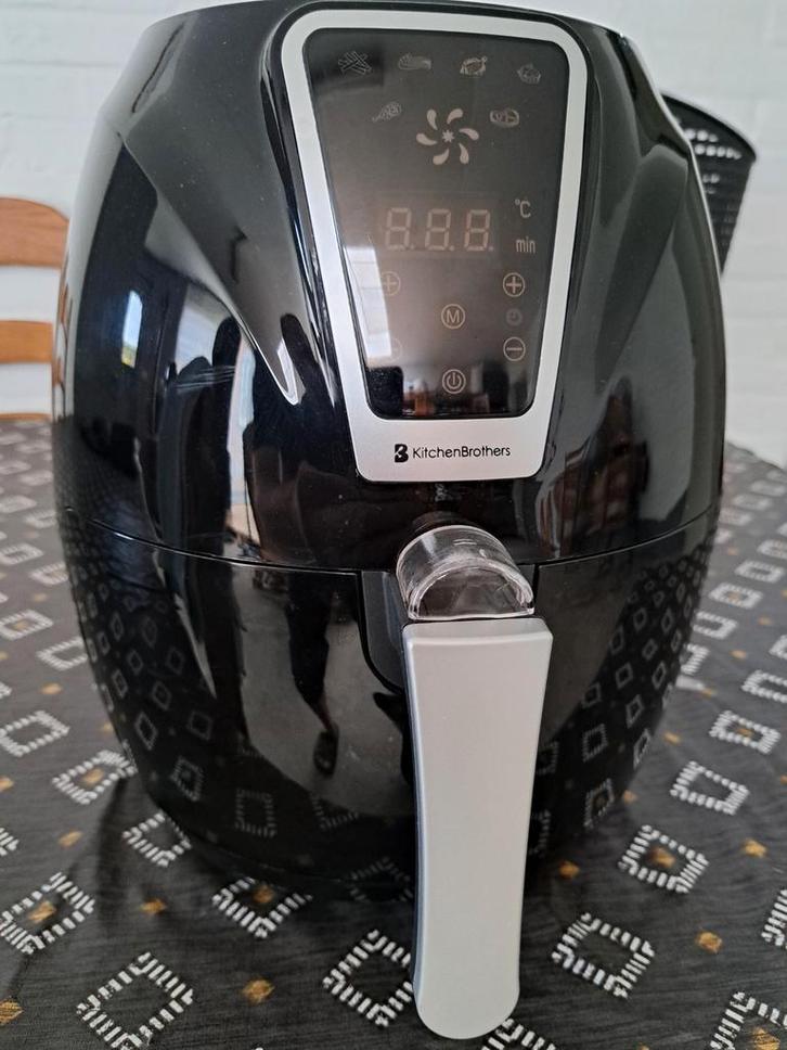 Airfryer 3.5L 1300W Zwart, Elektronische apparatuur, Airfryers, Nieuw, Airfryer, Ophalen
