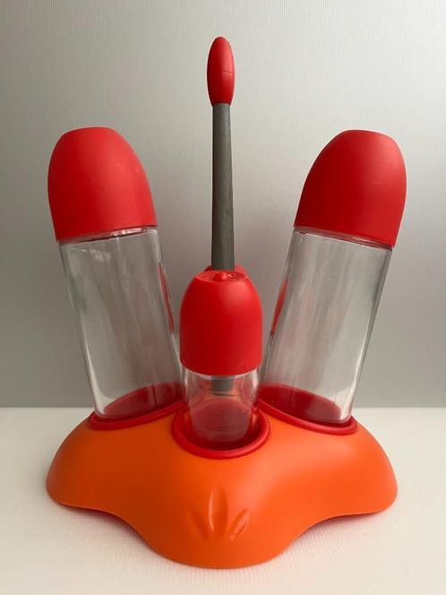 Jaren '70 tafelstel Biesse ontwerp P. Spagnolo, Huis en Inrichting, Woonaccessoires | Overige, Zo goed als nieuw, Verzenden