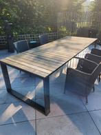Tuintafel, Ophalen, Gebruikt, Rechthoekig, Aluminium
