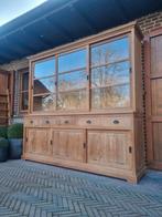 Teak vitrinekast/buffetkast 087/25 (GRATIS LEVERING), Huis en Inrichting, Ophalen of Verzenden, Zo goed als nieuw