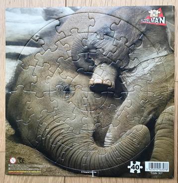 Puzzel Olifanten 40 stukjes beschikbaar voor biedingen