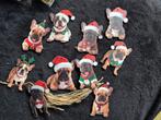 Houten kerst ornamenten Franse bulldog, Ophalen of Verzenden