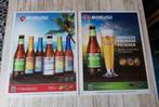 Lot de 2 affiches en PVC pour la bière MONGOZO, Verzamelen, Reclamebord, Ophalen of Verzenden, Zo goed als nieuw