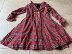Prachtige rode mix tartan geruite trenchcoat Mac S/M, Kleding | Dames, Jassen | Zomer, Verzenden, Nieuw