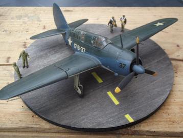 Dioramas avions WWII - Echelle 1/72 beschikbaar voor biedingen