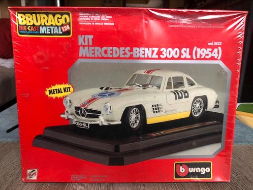Mercedes 300SL burago 1/24 vintage kit, Hobby en Vrije tijd, Modelauto's | 1:24, Nieuw, Auto, Burago, Ophalen