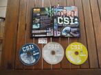 PC CD-ROM CSI - enquête sur la scène du crime 3CD, Utilisé, Enlèvement ou Envoi, À partir de 16 ans