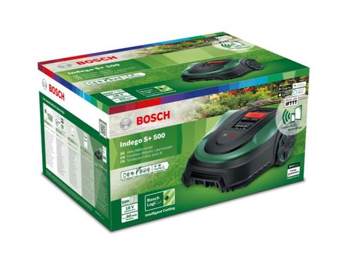 Bosch Indego S+500 robotmaaier NIEUW in de doos + ACCESS, Tuin en Terras, Robotmaaiers, Nieuw, 20 tot 25 cm, Met regensensor, Bestuurbaar via app