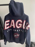 Hoodie van Bershka, Blauw, Maat 36 (S), Gedragen, Bershka