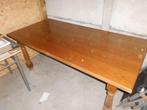 grote eikenhouten tafel voor eetkamer, Huis en Inrichting, Tafels | Eettafels, Ophalen