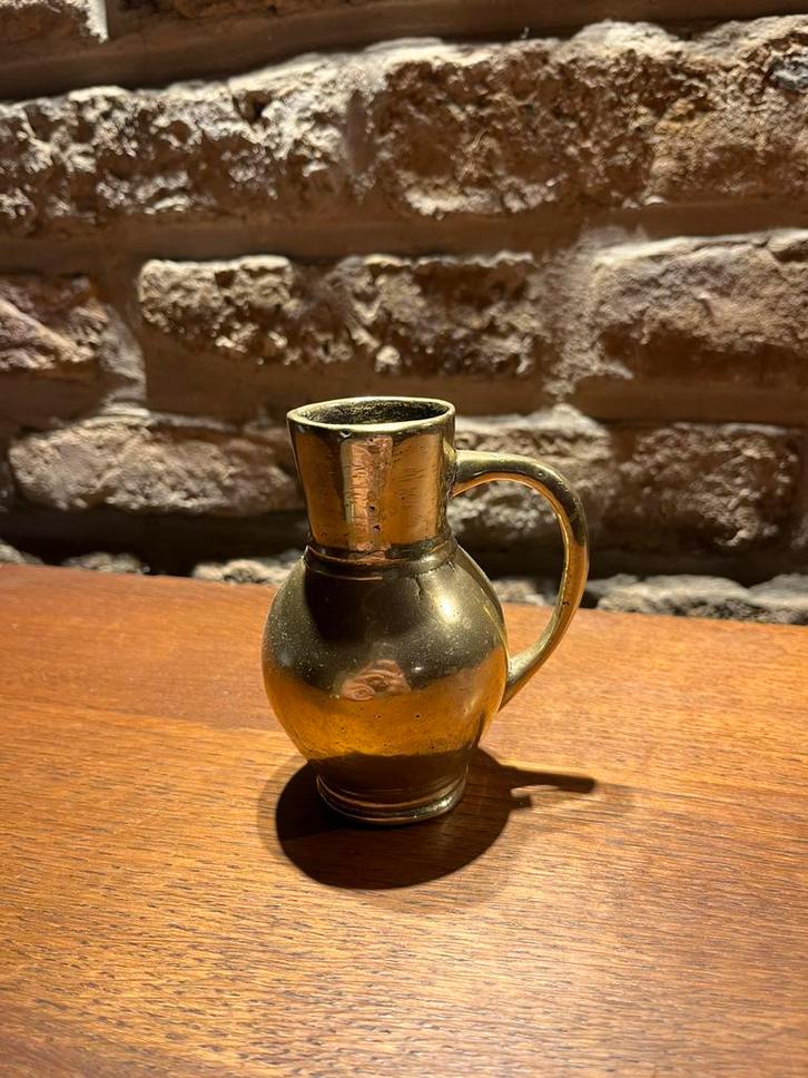 Antiek koperen kannetje – decoratief, Antiek en Kunst, Antiek | Kandelaars, Ophalen of Verzenden