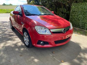 Opel Tigra 1.4 benzine automaat 71000km gekeurd vvk, Achat, Cabriolet, Noir, 2 portes