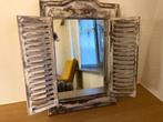 Miroir vintage (lavis blanc) pour 12 euros, Maison & Meubles, Enlèvement ou Envoi