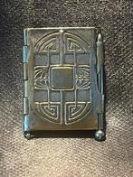 Antiek Art Nouveau verzilverd dance card  potlood chatelaine, Ophalen of Verzenden