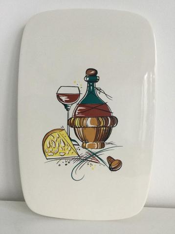 Joli plat à fromages Villeroy et Boch : vintage année 1970