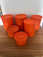 6 ORANJE TUPPERWARE VAN DE ZON, Huis en Inrichting, Ophalen of Verzenden