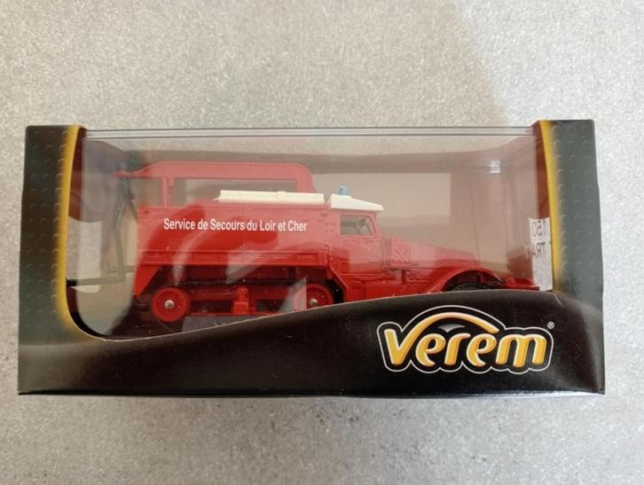 Pompiers - Half track Loir et Cher (Verem), Hobby en Vrije tijd, Modelauto's | 1:43, Nieuw, Overige typen, Solido, Verzenden