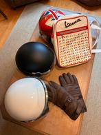 Deux casques Vespa, un casque Helmet et gant avec un sac, Enlèvement, Comme neuf