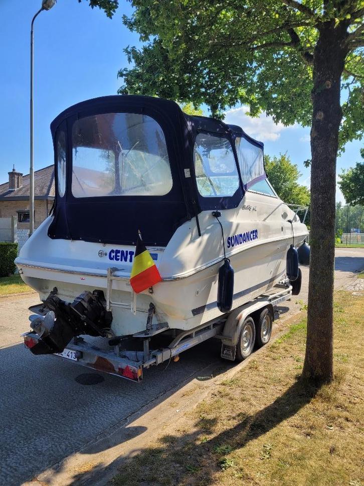 motorboot,sea ray 240, in goede staat , Gent, Watersport en Boten, Motorboten en Motorjachten, Gebruikt, Polyester, 6 tot 9 meter
